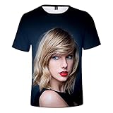 LXF Taylor Swift Kurzarm, Bedrucktes Taylor Swift T-Shirt, Sommer Casual T-S