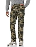 Amazon-Marke: Goodthreads Herren-Cargohose mit gerader Passform, bequem, Stretch, Ripstop, Grün (Camo Cam), 42W x 28L