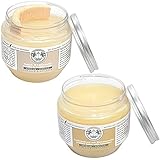 HORSEANDANGELS Lederpflege Set - Bienenwachs Lederbalsam und Glycerin Sattelseife mit Schwamm Paket ideal für Pferde Sattel, Reitstiefel, Trense, Schuhe, Autositze, Ledercouch - je 200