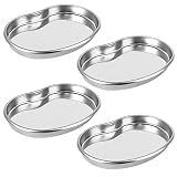 Bigxin 4 Stücke Nierenschale Curved Trays Edelstahl Medizinisches Tablett Lab Trays Laborschalen Labortablett Nützliches Werkzeug für Labor Servierplatten Instrumententablett Klein Tab