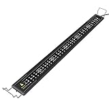 IREENUO LED Aquarium Beleuchtung, Aquarium Licht Lamp mit Verstellbarer Halterung Fernbedienung, Lampe für Reef Coral Wasserpflanzen und Fischzucht Anzug für Fish Tanks Länge 73-100 cm (18W)