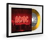 We Love Guitars ACDC Power Up Gold CD A5 EGA gerahmtes Display