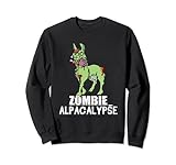 Alpacalypse – Alpaka gruseliger Zombie Halloween T-Shirt Sw