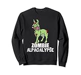 Alpacalypse – Alpaka gruseliger Zombie Halloween T-Shirt Sw
