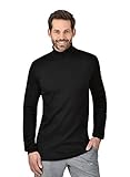 Trigema Herren Sportrollkragenpullover 685010 , Schwarz (schwarz), M