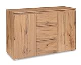 DEINE TANTE EMMA 002616 Image 4 Honig Eiche Nb. 2türig 3 Schubkasten Kommode Beistellkommode Sideboard Buffet ca. 120 x 80 x 40