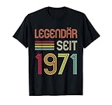 50. Geburtstag Legendär Seit 1971 Geschenk T-S