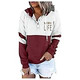 XTBFOOJ Sweatshirt Jacke Damen mit Kapuze Frauen Damen Weihnachts Hemd Parka Damen frühling Korsett gürtel Pullover mit Kapuze Damen Teddy Fleecejacke Damen Mantel grau Sweatshirt Teenag