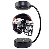 Mini Hover Helm NFL Collectibles Rotierender schwebender Helm mit elektromagnetischem Ständer und LED-Atmosphärenlampe American Football Boyfriend Vatertag Beste kreative Geschenk