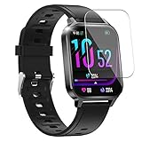 Vaxson 3 Stück Schutzfolie, kompatibel mit NOOYA Masoco KIM Raguso Q18 V18 1.7' Smartwatch Smart Watch, Displayschutzfolie TPU Folie [ nicht Panzerglas ]