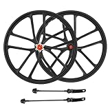 HEIMAZP BMX MTB Laufradsatz Scheibenbrems 20 Zoll Fahrrad Fahrradfelgen Schnellspanner Nabe Integrierter Laufrad Für Kassette Flywheel 7/8/9/10 Geschwindigkeit 2164g (Size : 406)