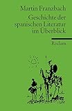 Geschichte der spanischen Literatur im Überblick (Reclams Universal-Bibliothek)