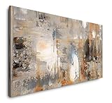 Paul Sinus Art Abstrakt 120x 60cm Panorama Leinwand Bild XXL Format Wandbilder Wohnzimmer Wohnung Deko Kunstdruck