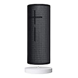 Ultimate Ears Boom 3 Tragbarer Bluetooth-Lautsprecher - Power Up Ladestation, 360°-Sound, satter Bass, wasserdicht, sturzfest und staubresistent, 15-Stunden Akkulaufzeit - mitternachtsschw