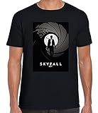 James Bond 007 Skyfall Movie Daniel Craig Shutter Unisex T-Shirt, Schwarz , L