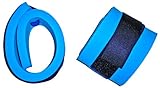 Schwimmbänder Armschwimmer Beinschwimmer 300x80x38mm Starker Auftrieb Blau NEU&Original Klettbänder farblich sortiert 1 Paar (2Stück)