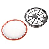 vhbw Filter Set kompatibel mit Dirt Devil Ultima (Power Parquet) & Pick Up Power (Pet) - Ersetzt 2620002, 2620001 Ausblasfilter Motorschutzfilter Zubehö