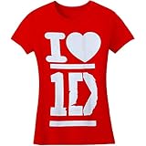 One Direction Damen Up All Night T-Shirt, Schwarz, 36 (Herstellergröße:Medium)