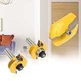 3 STÜCKE Legierungsfräser-Set, 1/2'Stoßfräser für Holzarbeiter Schlitzen, Gravieren und S