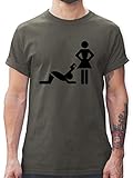 JGA Junggesellenabschied Männer - Kreditkarte - XXL - Dunkelgrau - Tshirt Herren orange - L190 - Tshirt Herren und Männer T-S