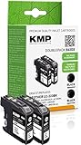 KMP Tintenpatrone Kompatibel Brother LC-223BK Doppelpack - Tintenpatrone DCP: J: 4120, 4420, 562, 4120, 480, 680, 4420, 880 :DW - MFC-J: 4625, 4620, 5320, 5625, 5620, 5720 DW