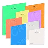 Münzrollpapier Set für Euro Münzen je 20x (0,01 € / 0,02 € / 0,05 € / 0,10 € / 0,20 € / 0,50 € / 1,00 € / 2,00 € Papier) für Geldrollen/Rollgeld Münzrollenpapier/Handrollpapier 1 Cent bis 2 Euro/NEU