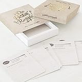 sendmoments Rezeptebox, Beste Rezepte, 60 Rezeptkarten (88x105 mm) zum Beschriften in personalisierter Box (112x130 mm) mit eigenem Text & Goldfolie, Kochen & Back