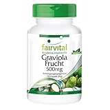 Graviola Frucht Kapseln 500mg - HOCHDOSIERT - VEGAN - 120 Kap