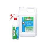 Envira Milben-Spray - Anti-Milben-Mittel Mit Langzeitwirkung - Geruchlos & Auf Wasserbasis - 500 ml + 5 L