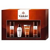 Tabac® Original | Quattro Set - Original Seit 1959 - sanft zur Haut - mit dem Duft des Originals - spürbar gepflegtes Frischegefühl | 50ml After Shave Lotion, Duschgel, Deodorant & R