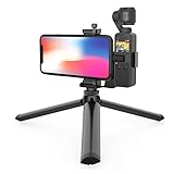 Smatree Portable Extension Halterung für OSMO Pocket 2 /OSMO Pocket Halterung & Handy Halterung Kompatibel mit Galaxy A7/S9/HUAWEI P20/iPhone X/XR/XS/8/7/6 und Handys Nicht Breit als 90