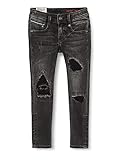 Vingino Boy's Anzio Jeans, Dark Grey Vintage, 122