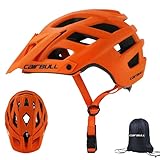 Cairbull City Aerodynamik Größe Specialized Fahrradhelm MTB Helm 55-61 cm Mountainbike Helm Herren & Damen Schwarz Mit Rucksack Fahrrad Helm Integral 19 Belüftungsk