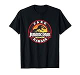Jurassic Park Ranger Danger Orange Gradient Icon T-S