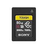 Sony CEA-G80T Compact Flash Express Speicherkarte (80GB, Typ A, 800 MB/s Lesen, 700 MB/s Schreiben)