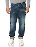 G-STAR RAW Herren Loose Fit Jeans Morry 3d Relaxed Tapered Loose Fit, Blau (Faded Pacific Destroyed B454-B160), 33W / 30L