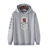 XDJSD Herren Pullover Hoodie Herren Große Größe Sweatshirt Paar Pullover Herren Hoodie Lose Langarm Blumendruck Damen Kapuzenp