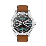 QNMM MX10 Smart Watch Für Herren Damen, 1,28 Zoll Bildschirm Mit Herzfrequenz-Blutdruck-Schlafüberwachung, IP68 wasserdichte Bluetooth Call SmartW
