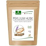 MoriVeda® Flohsamenschalen Kapseln I Monatspackung I Verdauung, Entgiftung, Darmgesundheit I 120 Kap