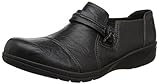 Clarks Women's Cheyn Madi Loafer, Black Scrunch Leather, 9.5 M US