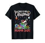 Das ist mein Weihnachts-Pyjama-Shirt Chinchilla Weihnachten T-S
