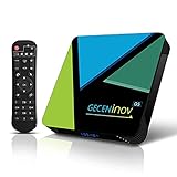 Smart-TV-Box, Bluetooth-TV-Box, Android 10.0 TV-Box, 4 GB RAM / 64 GB ROM 3D 4K @ 30fps Hochauflösende RK3318 Quad-Core-Cortex-A53-CPU, unterstützt 2,4 GHz WiFi H.265