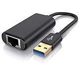 CSL - USB 3.0 Netzwerkadapter für Nintendo Switch - RJ45 Fast Ethernet Adapter - High Speed Netzwerkverbindung 10 100 1000Mbit - kompatibel mit Windows und Mac OS X - Fast E
