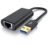 CSL - USB 3.0 Netzwerkadapter für Nintendo Switch - RJ45 Fast Ethernet Adapter - High Speed Netzwerkverbindung 10 100 1000Mbit - kompatibel mit Windows und Mac OS X - Fast E