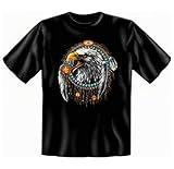 Indianistik T-Shirt Indian Eagle Gr L in schw