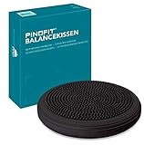 PINOFIT Balancekissen Dark Grey - Dunkelgrau - Neues Modell - Durchmesser ca. 33 cm - 43142