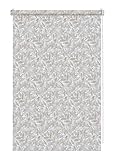 GARDINIA EASYFIX Rollo Dekor zum Klemmen, Blickdicht, Alle Montage-Teile inklusive, Natural Camouflage, Hellgrau/Taupe, 45 x 150 cm (BxH)