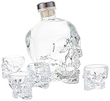 Crystal Head Vodka 40% Vol. 0,7l in Geschenkbox mit 4 Shotg