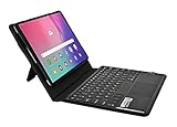 MQ21 für Galaxy Tab A 10.1 (2019) - FRANZÖSISCHES LAYOUT - Bluetooth Tastatur Tasche mit Touchpad für Galaxy Tab A 2019 | Tastatur Hülle für Tab A 2019 LTE T515 WiFi T510 | Layout AZERTY