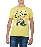 Yes Zee T-Shirt für Herren, Modell T700TL11, Gelb, Gelb Larg